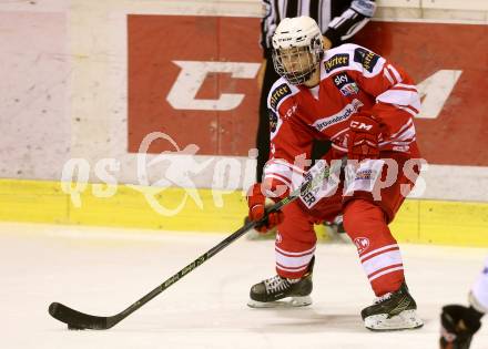 Eishockey AHL. Sky Alps Hockey League. KAC gegen Jesenice. Luca Rodiga (KAC). Klagenfurt, am 18.10.2016.
Foto: Kuess

---
pressefotos, pressefotografie, kuess, qs, qspictures, sport, bild, bilder, bilddatenbank