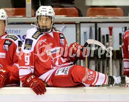 Eishockey AHL. Sky Alps Hockey League. KAC gegen Jesenice. Fabian Hochegger (KAC). Klagenfurt, am 18.10.2016.
Foto: Kuess

---
pressefotos, pressefotografie, kuess, qs, qspictures, sport, bild, bilder, bilddatenbank