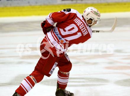 Eishockey AHL. Sky Alps Hockey League. KAC gegen Jesenice. Philipp Kreuzer (KAC). Klagenfurt, am 18.10.2016.
Foto: Kuess

---
pressefotos, pressefotografie, kuess, qs, qspictures, sport, bild, bilder, bilddatenbank
