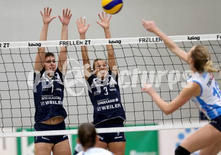 Volleyball. AVL 1. Bundesliga. ATSC KELAG Wildcats. Rajic Tatjana, Kontrec Nina (Wildcats). Klagenfurt, 5.11.2015.
Foto: Kuess

---
pressefotos, pressefotografie, kuess, qs, qspictures, sport, bild, bilder, bilddatenbank