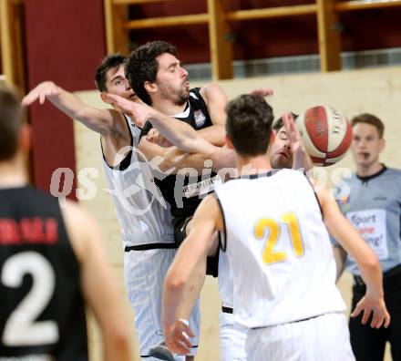 Basketball 2. Bundesliga. GD 5. Runde. Woerthersee Piraten gegen Mattersburg Rocks.  Volkan Oezdemir (Woerthersee Piraten), Ulreich Stefan (Mattersburg). Klagenfurt, am 5.11.2016.
Foto: Kuess
---
pressefotos, pressefotografie, kuess, qs, qspictures, sport, bild, bilder, bilddatenbank