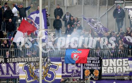 Fussball Bundesliga. RZ Pellets WAC gegen FK Austria Wien. Fans (Austria Wien). Wolfsberg, am 27.11.2016.
Foto: Kuess

---
pressefotos, pressefotografie, kuess, qs, qspictures, sport, bild, bilder, bilddatenbank