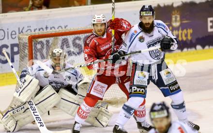 EBEL. Eishockey Bundesliga. KAC gegen 	Fehervar AV 19. Matthew Neal, (KAC), Antonin Manavian, Zoltan Hetenyi  (Alba Volan). Klagenfurt, am 27.11.2016.
Foto: Kuess

---
pressefotos, pressefotografie, kuess, qs, qspictures, sport, bild, bilder, bilddatenbank