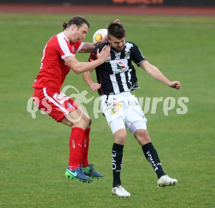 Fussball Bundesliga. RZ Pellets WAC gegen FK Austria Wien. Philipp Prosenik,  (WAC), Lukas Rotpuller (Austria Wien). Wolfsberg, am 27.11.2016.
Foto: Kuess

---
pressefotos, pressefotografie, kuess, qs, qspictures, sport, bild, bilder, bilddatenbank