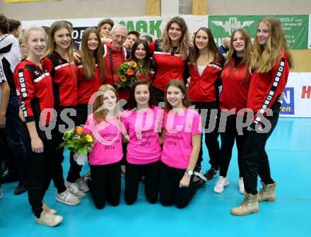Ehrungen fuer Topplatzierungen bei Kaerntner und Oesterreichischen Meisterschaften. Volleyball Frauen. Brueckl Hotvolleys. Bleiburg, am 1.12.2016.
Foto: Kuess

---
pressefotos, pressefotografie, kuess, qs, qspictures, sport, bild, bilder, bilddatenbank