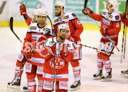 EBEL. Eishockey Bundesliga. KAC gegen 	HC Orli Znojmo. Mitja Robar, Mark Popovic (KAC). Klagenfurt, am 2.12.2016.
Foto: Kuess

---
pressefotos, pressefotografie, kuess, qs, qspictures, sport, bild, bilder, bilddatenbank