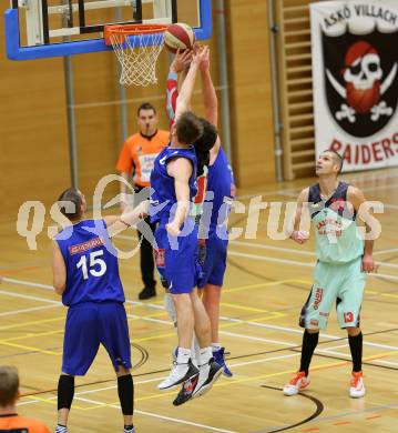 Basketball 2. Bundesliga. GD 9. Runde. Raiders Villach gegen D.C. Timberwolves.  Marko Kolaric, Ales Primc (Villach), Vincent POLAKOVIC, Nemanja NIKOLIC,  Philipp DÂ´ANGELO  (D.C. Timberwolves). Villach, am 4.12.2016.
Foto: Kuess
---
pressefotos, pressefotografie, kuess, qs, qspictures, sport, bild, bilder, bilddatenbank