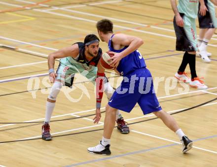 Basketball 2. Bundesliga. GD 9. Runde. Raiders Villach gegen D.C. Timberwolves. Marko Kolaric  (Villach), Nemanja NIKOLIC (D.C. Timberwolves). Villach, am 4.12.2016.
Foto: Kuess
---
pressefotos, pressefotografie, kuess, qs, qspictures, sport, bild, bilder, bilddatenbank
