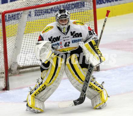 EBEL. Eishockey Bundesliga. VSV gegen	Dornbirner Eishockey Club. Thomas Stroj (Dornbirn). Villach, am 9.12.2016.
Foto: Kuess

---
pressefotos, pressefotografie, kuess, qs, qspictures, sport, bild, bilder, bilddatenbank