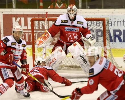 EBEL. Eishockey Bundesliga. KAC gegen 	HC TWK Innsbruck, Die Haie. David Madlener  (KAC). Klagenfurt, am 9.12.2016.
Foto: Kuess

---
pressefotos, pressefotografie, kuess, qs, qspictures, sport, bild, bilder, bilddatenbank