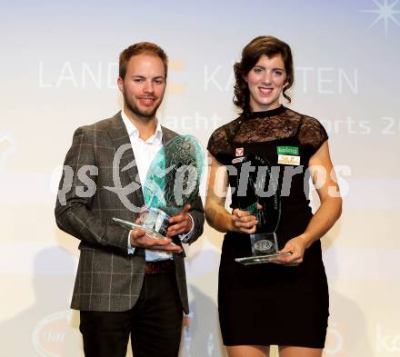 Sportgala. Nacht des Sports. Ehrung Sportler des Jahres. Albin Ouschan, Magdalena Lobnig. Velden, 21.12.2016.
Foto: Kuess 
---
pressefotos, pressefotografie, kuess, qs, qspictures, sport, bild, bilder, bilddatenbank