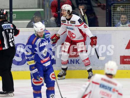EBEL. Eishockey Bundesliga. VSV gegen	KAC. Torjubel Manuel Ganahl (KAC). Villach, am 28.12.2016.
Foto: Kuess

---
pressefotos, pressefotografie, kuess, qs, qspictures, sport, bild, bilder, bilddatenbank