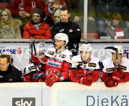 EBEL. Eishockey Bundesliga. KAC gegen 	Moser Medical Graz99ers. Mike Pellegrims (KAC). Klagenfurt, am 6.1.2017.
Foto: Kuess

---
pressefotos, pressefotografie, kuess, qs, qspictures, sport, bild, bilder, bilddatenbank