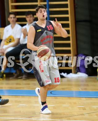 Basketball 2. Bundesliga. GD 12. Runde. Woerthersee Piraten gegen Raiders Villach.  Luka Gvozden  (Raiders). Klagenfurt, am 7.1.2017.
Foto: Kuess
---
pressefotos, pressefotografie, kuess, qs, qspictures, sport, bild, bilder, bilddatenbank
