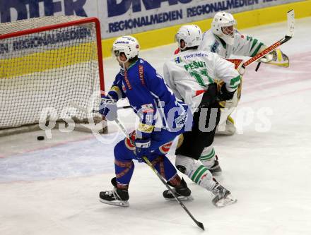 EBEL. Eishockey Bundesliga. VSV gegen	HDD Olimpija Ljubljana. Miha Verlic (VSV), Pesut Ziga (Laibach). Villach, am 20.1.2017.
Foto: Kuess

---
pressefotos, pressefotografie, kuess, qs, qspictures, sport, bild, bilder, bilddatenbank
