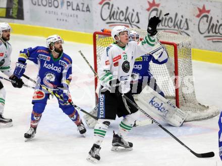 EBEL. Eishockey Bundesliga. VSV gegen	HDD Olimpija Ljubljana. Samuel Labrecque (VSV), Cepon Mark (Laibach). Villach, am 20.1.2017.
Foto: Kuess

---
pressefotos, pressefotografie, kuess, qs, qspictures, sport, bild, bilder, bilddatenbank