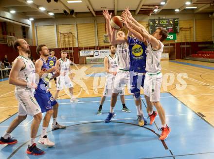 Basketball. OEBV Cup. KOS Celovec gegen Swans Gmunden.  Vjeran Soldo, Andi Smrtnik (KOS Celovec), Povilas Gaidys (Gmunden). Klagenfurt, am 20.1.2017.
Foto: Kuess
---
pressefotos, pressefotografie, kuess, qs, qspictures, sport, bild, bilder, bilddatenbank