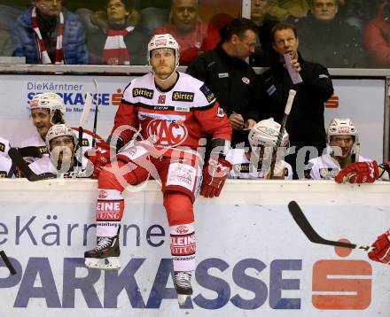 EBEL. Eishockey Bundesliga. KAC gegen 	EHC Liwest Black Wings Linz. Stefan Geier (KAC). Klagenfurt, am 22.1.2017.
Foto: Kuess

---
pressefotos, pressefotografie, kuess, qs, qspictures, sport, bild, bilder, bilddatenbank