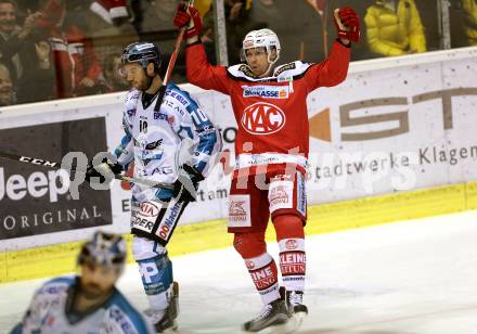 EBEL. Eishockey Bundesliga. KAC gegen 	EHC Liwest Black Wings Linz. Torjubel Jamie Lundmark (KAC). Klagenfurt, am 22.1.2017.
Foto: Kuess

---
pressefotos, pressefotografie, kuess, qs, qspictures, sport, bild, bilder, bilddatenbank