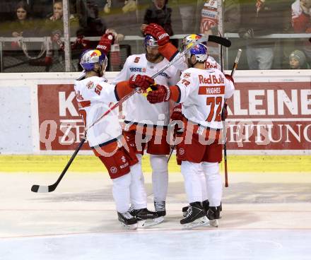 EBEL. Eishockey Bundesliga. KAC gegen 	EC Red Bull Salzburg. torjubel (Salzburg). Klagenfurt, am 29.1.2017.
Foto: Kuess

---
pressefotos, pressefotografie, kuess, qs, qspictures, sport, bild, bilder, bilddatenbank