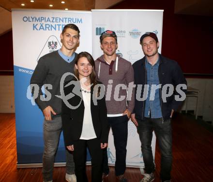 Spitzensport und Studium. Thomas Vallant, Lisa Holzfeind, Nico Brunner, Patrick Platzer. Klagenfurt, 17.10.2016.
Foto: Kuess
---
pressefotos, pressefotografie, kuess, qs, qspictures, sport, bild, bilder, bilddatenbank