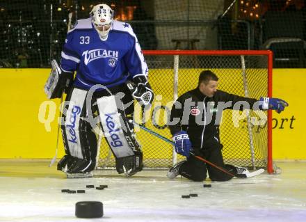 EBEL. Eishockey Bundesliga. Showtraining VSV.  Rene Swette, Markus Kerschbaumer. Villach, am 10.2.2017.
Foto: Kuess

---
pressefotos, pressefotografie, kuess, qs, qspictures, sport, bild, bilder, bilddatenbank