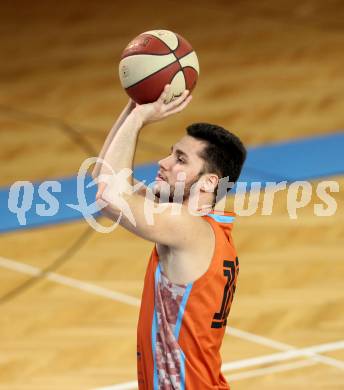 Basketball 2. Bundesliga. GD 16. Runde. Woerthersee Piraten gegen Basket2000 Vienna.  Aldin Avdic (Vienna). Klagenfurt, am 11.2.2017.
Foto: Kuess
---
pressefotos, pressefotografie, kuess, qs, qspictures, sport, bild, bilder, bilddatenbank