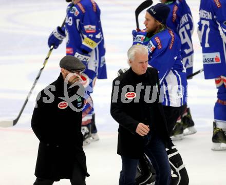 EBEL. Eishockey Bundesliga. VSV gegen	HC Orli Znojmo. Co-Trainer Markus Peintner, Trainer Greg Holst (VSV). Villach, am 15.2.2017.
Foto: Kuess

---
pressefotos, pressefotografie, kuess, qs, qspictures, sport, bild, bilder, bilddatenbank
