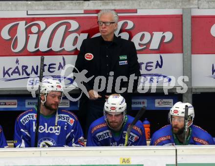 EBEL. Eishockey Bundesliga. VSV gegen	HC Orli Znojmo. Trainer Greg Holst (VSV). Villach, am 15.2.2017.
Foto: Kuess

---
pressefotos, pressefotografie, kuess, qs, qspictures, sport, bild, bilder, bilddatenbank