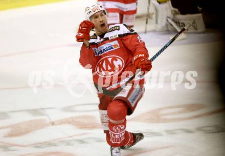 EBEL. Eishockey Bundesliga. KAC gegen 	UPC Vienna Capitals. Torjubel Mark Hurturbise (KAC). Klagenfurt, am 19.2.2017.
Foto: Kuess

---
pressefotos, pressefotografie, kuess, qs, qspictures, sport, bild, bilder, bilddatenbank