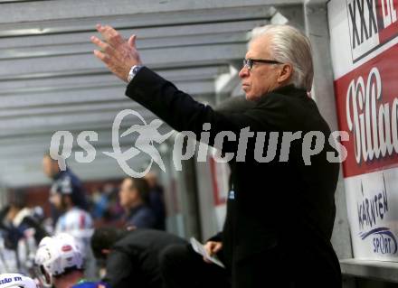 EBEL. Eishockey Bundesliga. VSV gegen	Fehervar AV 19. Trainer Greg Holst (VSV). Villach, am 21.2.2017.
Foto: Kuess

---
pressefotos, pressefotografie, kuess, qs, qspictures, sport, bild, bilder, bilddatenbank