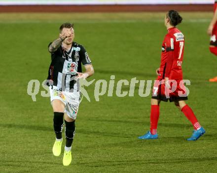 Fussball Bundesliga. RZ Pellets WAC gegen FC Admira Wacker Moedling.  Torjubel Michael Sollbauer (WAC). Wolfsberg, am 4.3.2017.
Foto: Kuess

---
pressefotos, pressefotografie, kuess, qs, qspictures, sport, bild, bilder, bilddatenbank