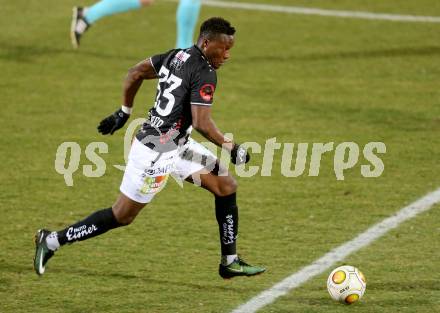 Fussball Bundesliga. RZ Pellets WAC gegen FC Admira Wacker Moedling.  Issiaka Ouedraogo (WAC). Wolfsberg, am 4.3.2017.
Foto: Kuess

---
pressefotos, pressefotografie, kuess, qs, qspictures, sport, bild, bilder, bilddatenbank