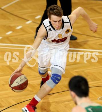 Basketball 2. Bundesliga. GD 20. Runde. Woerthersee Piraten gegen Dornbirn Lions.  Lukas Simoner (Piraten). Klagenfurt, am 11.3.2017.
Foto: Kuess
---
pressefotos, pressefotografie, kuess, qs, qspictures, sport, bild, bilder, bilddatenbank