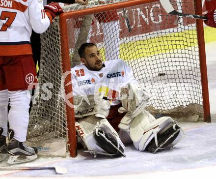 EBEL. Eishockey Bundesliga. KAC gegen 	EC Red Bull Salzburg. Bernhard Starkbaum   (Salzburg). Klagenfurt, am 17.3.2017.
Foto: Kuess

---
pressefotos, pressefotografie, kuess, qs, qspictures, sport, bild, bilder, bilddatenbank