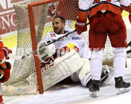 EBEL. Eishockey Bundesliga. KAC gegen 	EC Red Bull Salzburg. Bernhard Starkbaum   (Salzburg). Klagenfurt, am 17.3.2017.
Foto: Kuess

---
pressefotos, pressefotografie, kuess, qs, qspictures, sport, bild, bilder, bilddatenbank