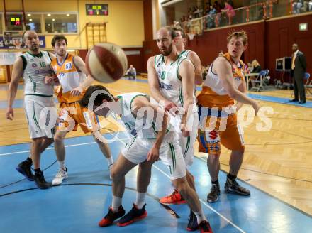 Basketball 2. Bundesliga. GD 21. Runde. KOS Celovec gegen BBU Salzburg.  Peter Papiv, Jakob Strazar, (KOS Celovec), Christian Joch (Salzburg). Klagenfurt, am 18.3.2017.
Foto: Kuess
---
pressefotos, pressefotografie, kuess, qs, qspictures, sport, bild, bilder, bilddatenbank