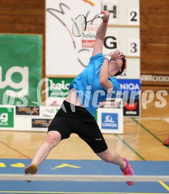 Badminton 2. Bundesliga. ASKOE Kelag Kaernten gegen BC Feldkirch. Jenny Ertl (Kaernten). Klagenfurt, am 25.3.2017.
Foto: Kuess
---
pressefotos, pressefotografie, kuess, qs, qspictures, sport, bild, bilder, bilddatenbank