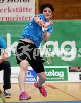 Badminton 2. Bundesliga. ASKOE Kelag Kaernten gegen BC Feldkirch.  Jenny Ertl (Kaernten). Klagenfurt, am 25.3.2017.
Foto: Kuess
---
pressefotos, pressefotografie, kuess, qs, qspictures, sport, bild, bilder, bilddatenbank