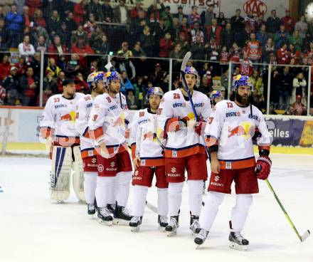 EBEL. Eishockey Bundesliga. KAC gegen 	EC Red Bull Salzburg. Enttaeuscht   (Salzburg). Klagenfurt, am 26.3.2017.
Foto: Kuess

---
pressefotos, pressefotografie, kuess, qs, qspictures, sport, bild, bilder, bilddatenbank