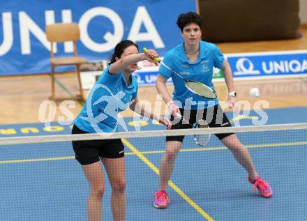 Badminton 2. Bundesliga. ASKOE Kelag Kaernten gegen BC Feldkirch. Atanaska Yurieva Spasova, Jenny Ertl (Kaernten). Klagenfurt, am 25.3.2017.
Foto: Kuess
---
pressefotos, pressefotografie, kuess, qs, qspictures, sport, bild, bilder, bilddatenbank