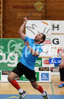Badminton 2. Bundesliga. ASKOE Kelag Kaernten gegen BC Feldkirch.  Blagovest Kisyov (Kaernten). Klagenfurt, am 25.3.2017.
Foto: Kuess
---
pressefotos, pressefotografie, kuess, qs, qspictures, sport, bild, bilder, bilddatenbank