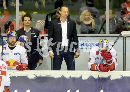 EBEL. Eishockey Bundesliga. KAC gegen 	EC Red Bull Salzburg. Trainer Greg Poss   (Salzburg). Klagenfurt, am 26.3.2017.
Foto: Kuess

---
pressefotos, pressefotografie, kuess, qs, qspictures, sport, bild, bilder, bilddatenbank