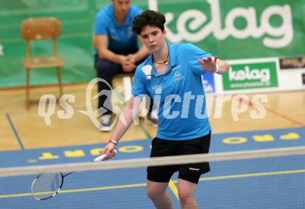 Badminton 2. Bundesliga. ASKOE Kelag Kaernten gegen BC Feldkirch.  Jenny Ertl (Kaernten). Klagenfurt, am 25.3.2017.
Foto: Kuess
---
pressefotos, pressefotografie, kuess, qs, qspictures, sport, bild, bilder, bilddatenbank