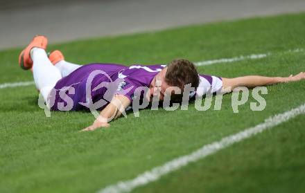 Fussball Regionalliga. SK Austria Klagenfurt gegen St. Florian. Torjubel Roman Bobak (Klagenfurt). Klagenfurt, am 31.3.2017.
Foto: Kuess
---
pressefotos, pressefotografie, kuess, qs, qspictures, sport, bild, bilder, bilddatenbank