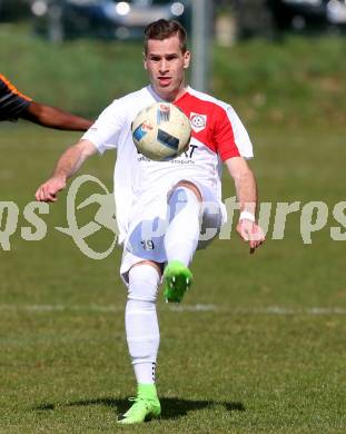 Fussball Kaerntner Liga. Maria Saal  gegen WAC Amateure. Christoph Orasch (Maria Saal). Klagenfurt, am 1.4.2017.
Foto: Kuess
---
pressefotos, pressefotografie, kuess, qs, qspictures, sport, bild, bilder, bilddatenbank