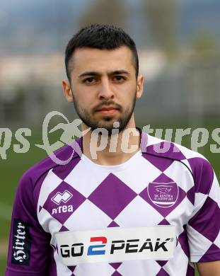 Fussball. Regionalliga.  SK Austria Klagenfurt. Mannschaftsfototermin.  Mohamed-Emi Djabrailov . Klagenfurt, 5.4.2017.
Foto: Kuess
---
pressefotos, pressefotografie, kuess, qs, qspictures, sport, bild, bilder, bilddatenbank