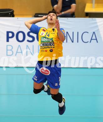 AVL. DenizBank AG Volley League Men. Finale. SK Posojilnica Aich/Dob gegen Hypo Tirol VT. Anestis Dalakouras (Aich Dob). Bleiburg, am 6.4.2017.
Foto: Kuess
---
pressefotos, pressefotografie, kuess, qs, qspictures, sport, bild, bilder, bilddatenbank
