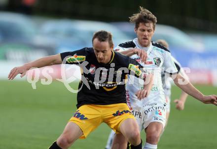 Fussball Bundesliga. RZ Pellets WAC gegen Cashpoint SCR Altach. Boris Huettenbrenner,  (WAC), Johannes Aigner (Altach). Wolfsberg, am 8.3.2017.
Foto: Kuess

---
pressefotos, pressefotografie, kuess, qs, qspictures, sport, bild, bilder, bilddatenbank