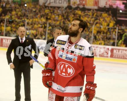 EBEL. Eishockey Bundesliga. KAC gegen 	UPC Vienna Capitals. Martin Schumnig (KAC). Klagenfurt, am 7.4.2017.
Foto: Kuess

---
pressefotos, pressefotografie, kuess, qs, qspictures, sport, bild, bilder, bilddatenbank